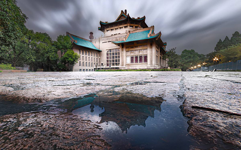 武汉大学校园实景