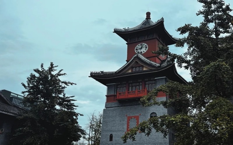 四川大学校园实景