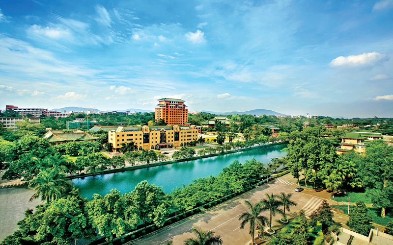 华南理工大学校园实景