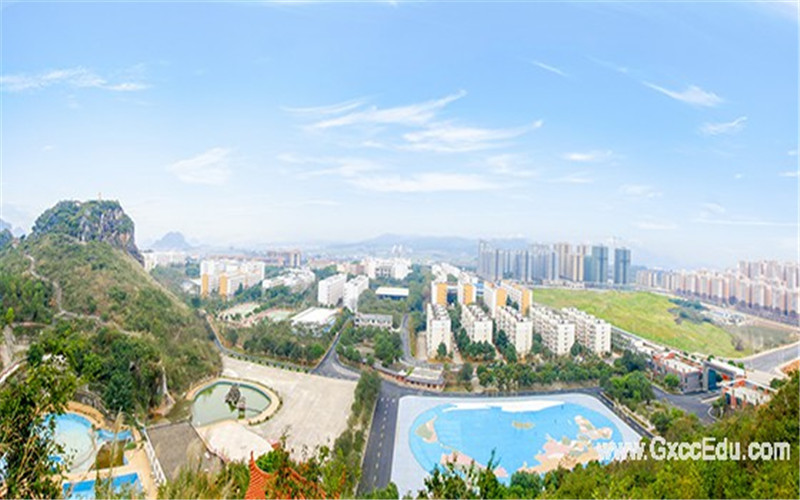 广西城市职业大学校园实景