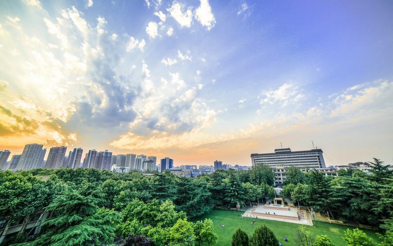 西北大学校园实景