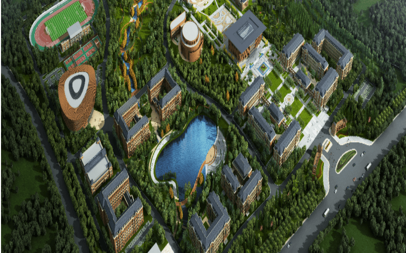 长春金融高等专科学校校园实景