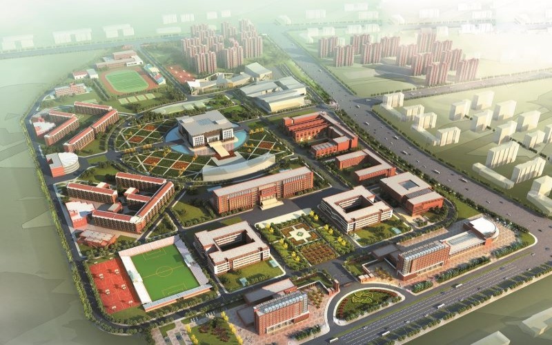 河北建筑工程学院校园实景