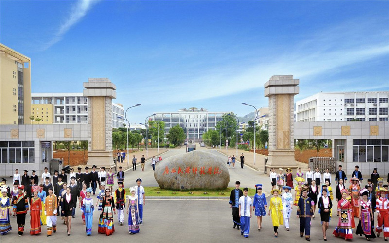 2026年广西民族师范学院在广西录取分数线及位次相关院校校园环境