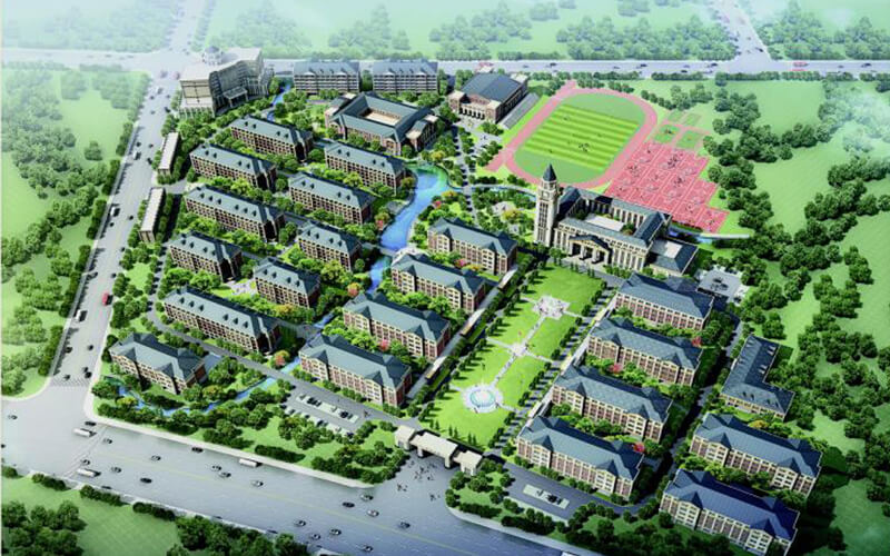 上海中侨职业技术大学校园实景
