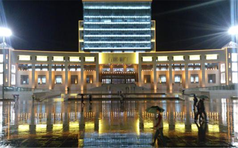 西北民族大学校园实景